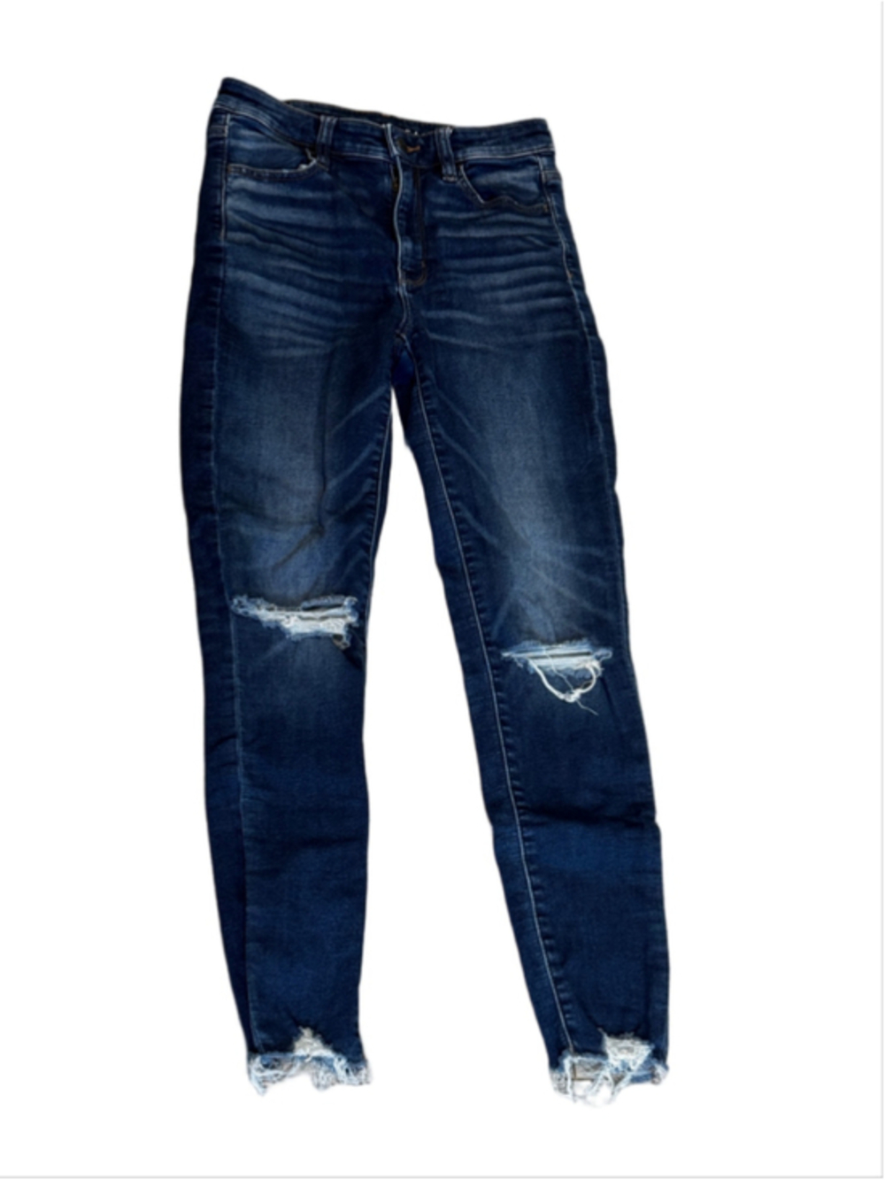 American Eagle Super Hi-Rise Distressed Ankle Jegging 4R